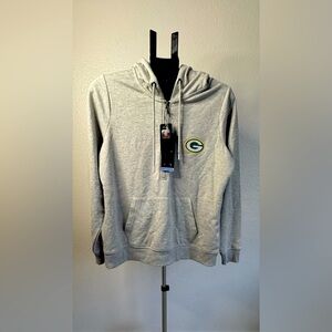 NFL Gray Hoodie with Green Bay Logo